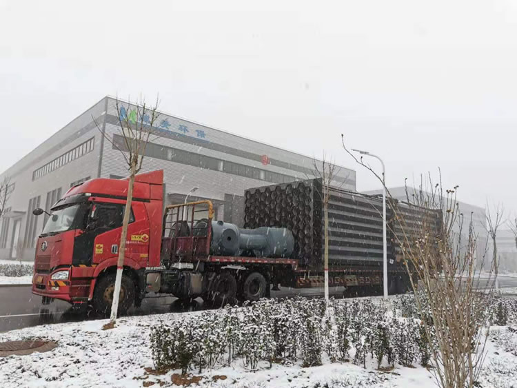 冒風(fēng)雪、戰(zhàn)嚴(yán)寒，2020新年伊始濕電除塵器發(fā)貨貴州