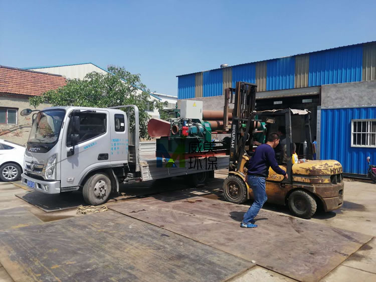 河北威美環(huán)保山東脫硫塔項(xiàng)目開始施工