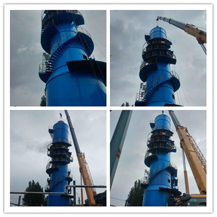 山東石灰石/石膏法脫硫施工現(xiàn)場(chǎng)