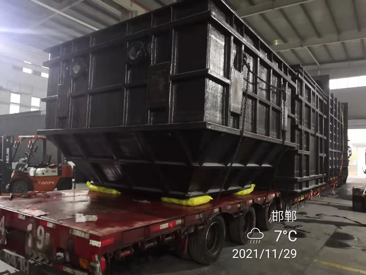 5W氣量危險(xiǎn)廢物處置濕式電除塵器殼體及陽(yáng)極系統(tǒng)發(fā)貨