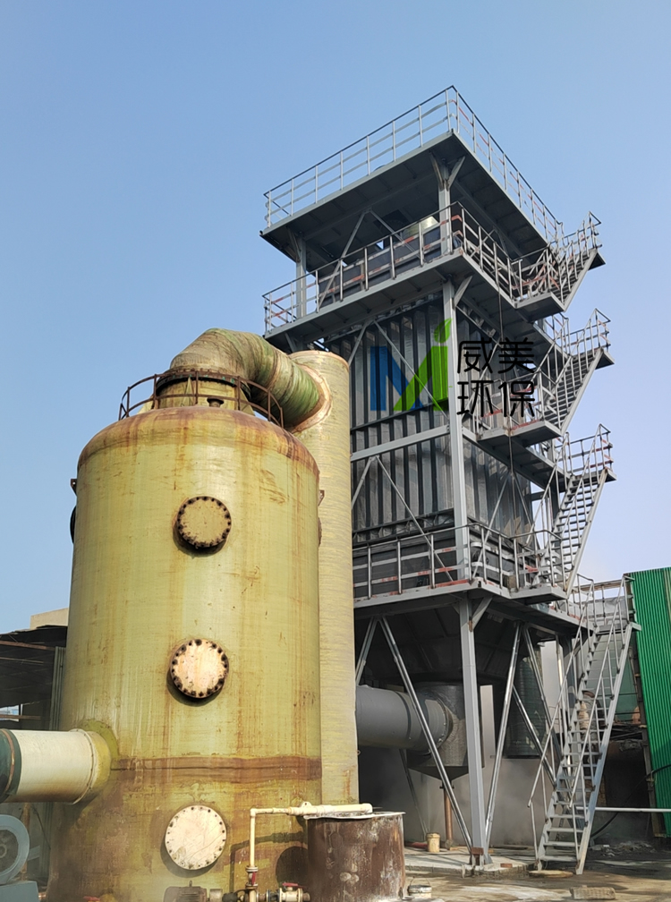 山東項(xiàng)目第一臺(tái)氯化鈣生產(chǎn)線提標(biāo)改造濕電除塵器