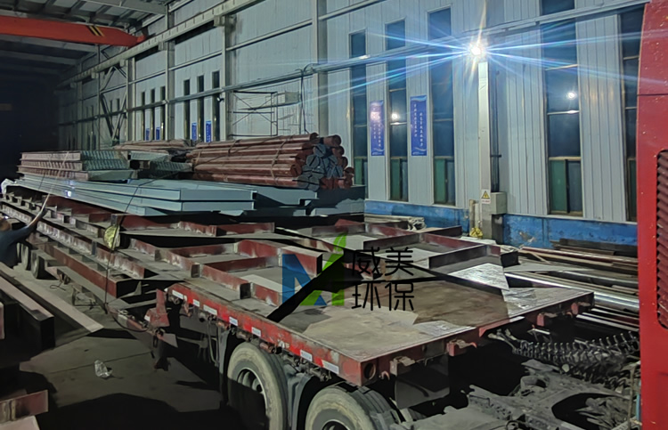 5.3萬(wàn)噸年黃磷技術(shù)升級(jí)改造濕電除塵器框架部分發(fā)貨